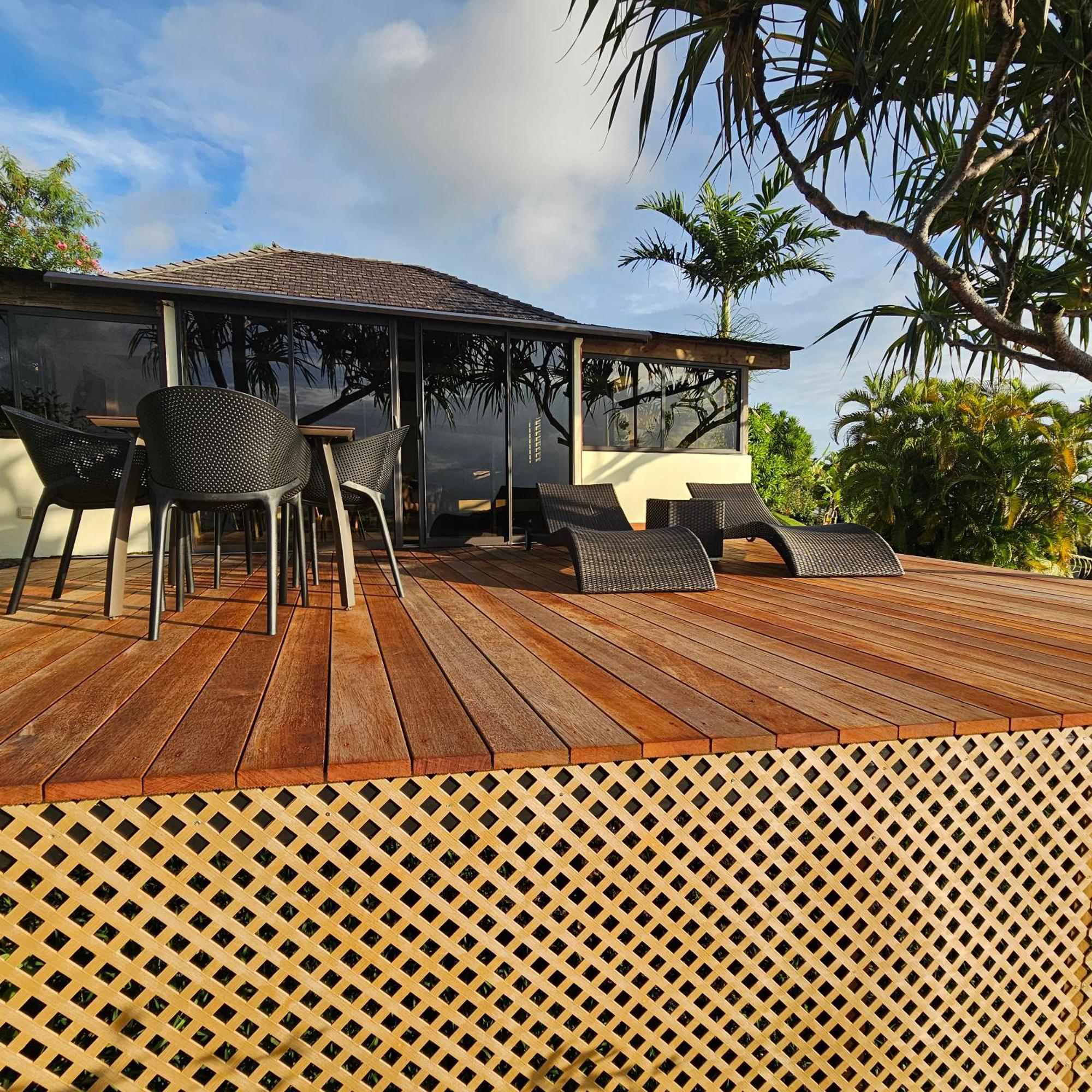 Jolie Maison Vue Ocean Et Moorea Punaauia  Eksteriør bilde
