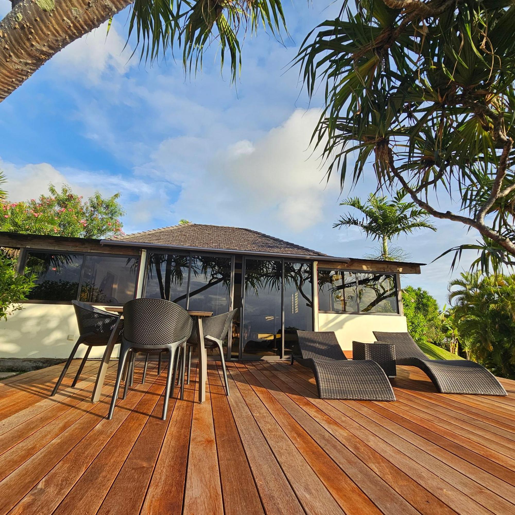 Jolie Maison Vue Ocean Et Moorea Punaauia  Eksteriør bilde