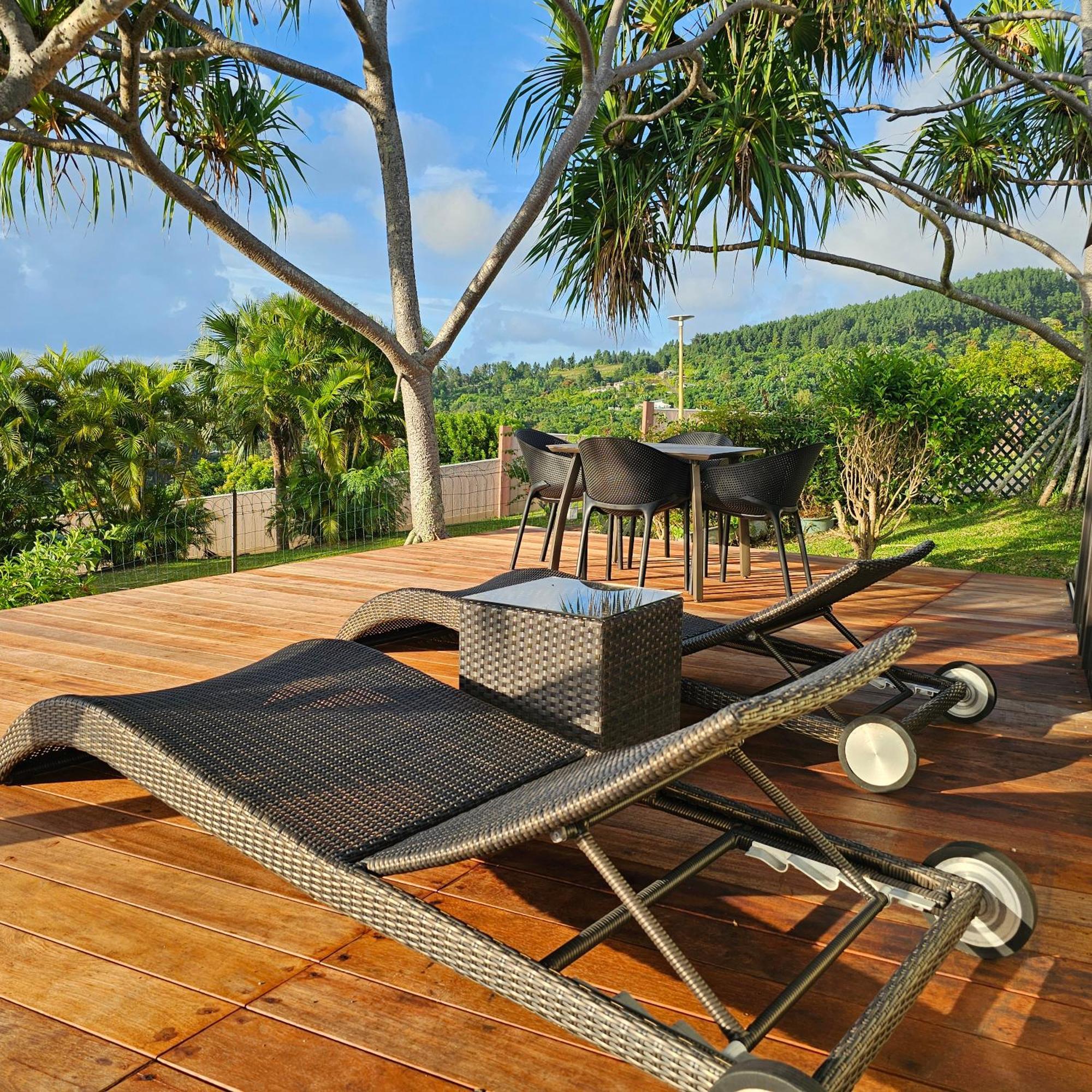 Jolie Maison Vue Ocean Et Moorea Punaauia  Eksteriør bilde